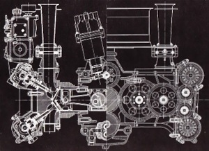 917 Engine Cross Section