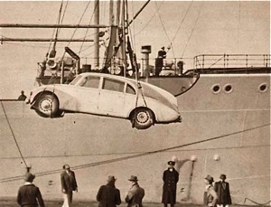 Tatra on Ship